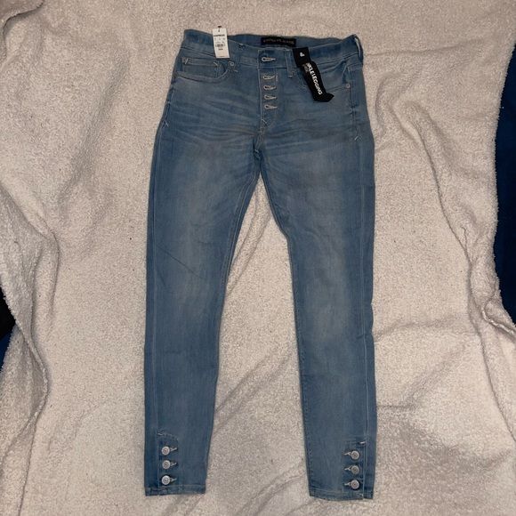 NWT Express ankle legging mid rise skinny jeans size 8R